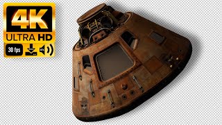 Apollo-11 | Command Module Green Screen  - Footage 4K