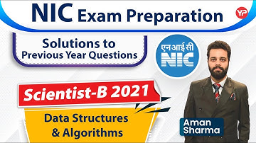 Data structure & Algorithm NIC Previous year Questions solutions | NIC 2023 exam preparation