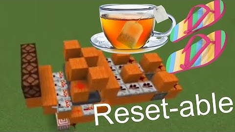 Tile-able, Reset-able T flip flop in Minecraft bedrock with explanation