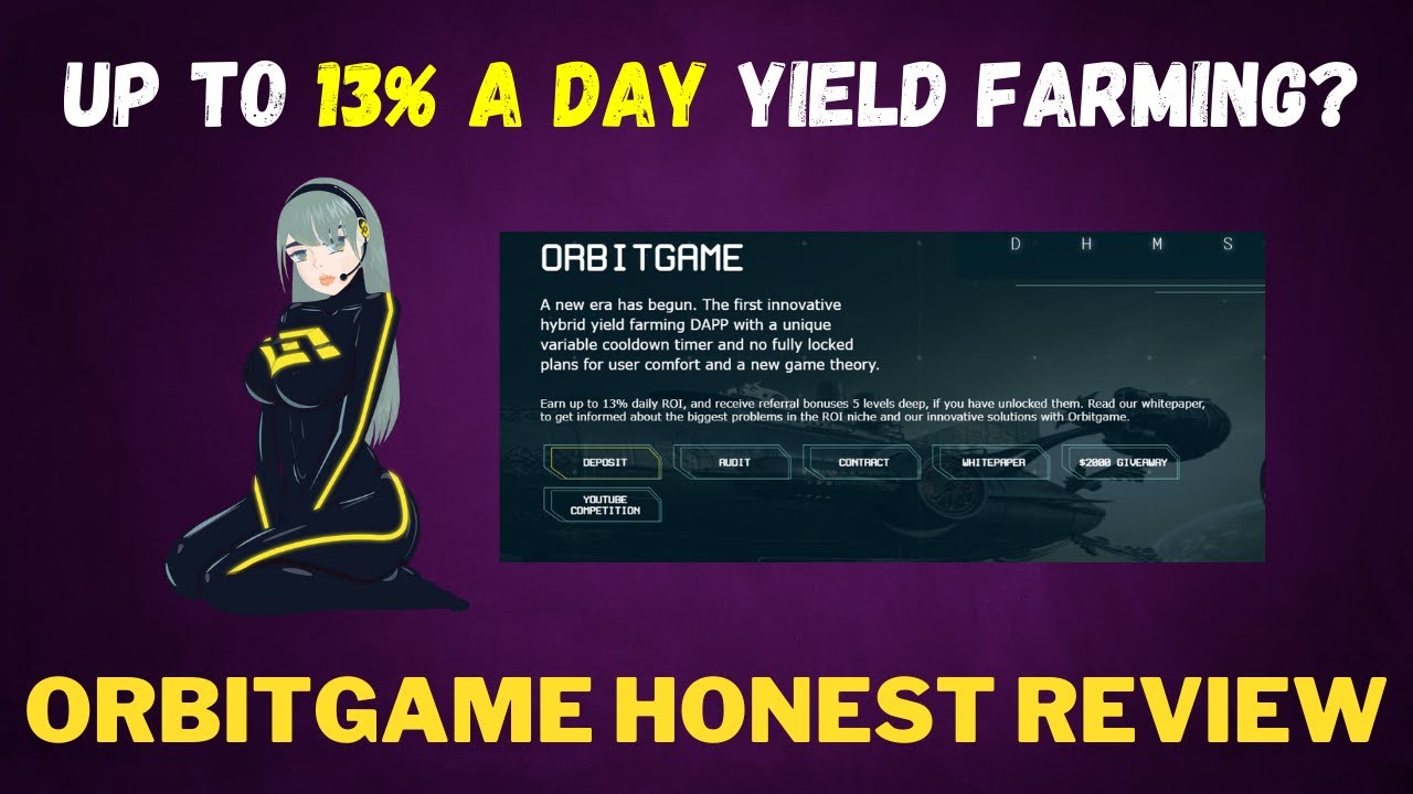 Orbitgame New Defi Platform, Earn Up to 13% A Day! High Risk High Reward Dapp on Binance Review!