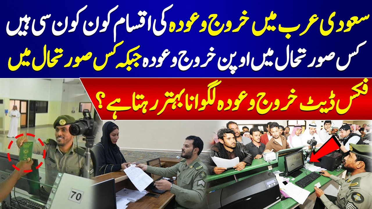 Saudi Exit Re Entry Visa Types Explained | Saudi News Network