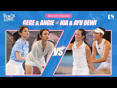 TENIS BARENG LUNA, AYU DEWI DAN NIA RAMADHANI LAWAN GEGE ELISA DAN ANGIE MARCHERIA DI WOMEN'S DOUBLE
