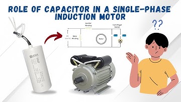 Discover the Roles of capacitor in a single-phase induction motor