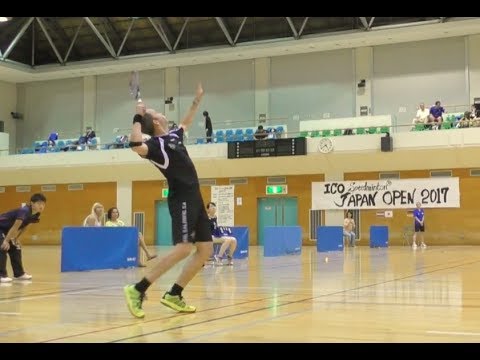 CROSSMINTON JAPAN OPEN 2017  MEN OPEN SINGLES FAINAL PART2 クロスミントンジャパンオープン2017