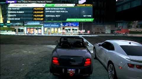 Need For Speed Most Wanted: Bentley Supersports ISR Location