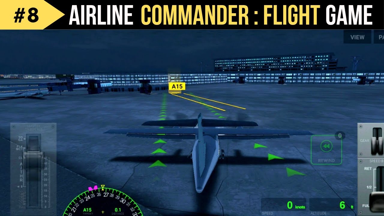 Real flight airplane city pilot simulator - flight simulator game mobile - android gameplay