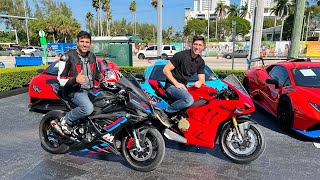 My Sponsor Rides Our Finished $80k Carbon M1000RR!!!