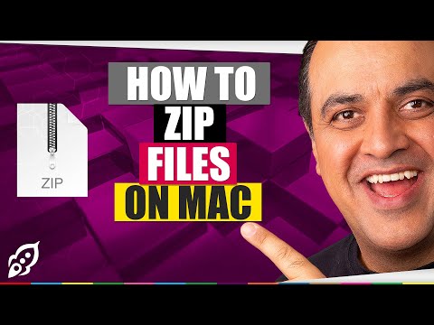 How to zip a file on Mac - Easy Zip up folder Mac