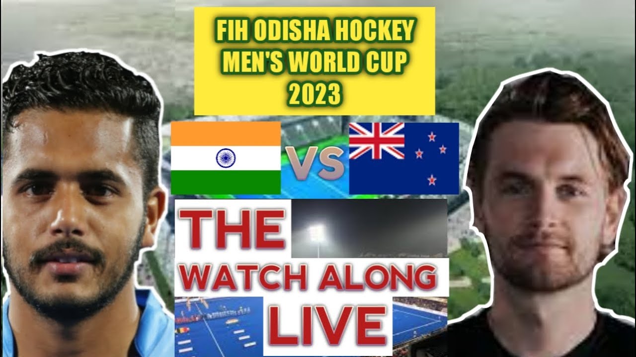 India vs New Zealand Hockey World Cup 2023 The Watch Along Live #hwc2023