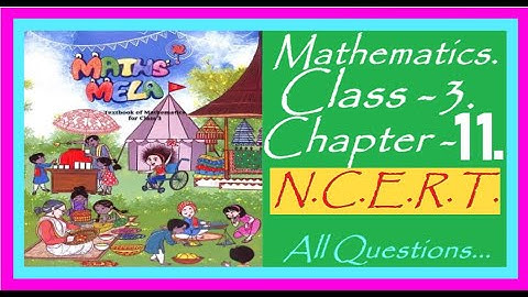 Class 3 chapter 11 Mathematics problem solving || #youtube #ncert #class3 #mathematics #problemsolve