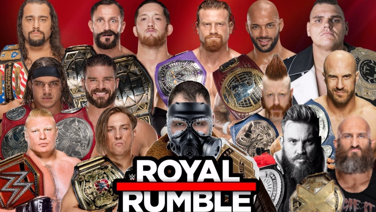 WWE Royal Rumble 2019 Featuring Only Current Champions & Tournament