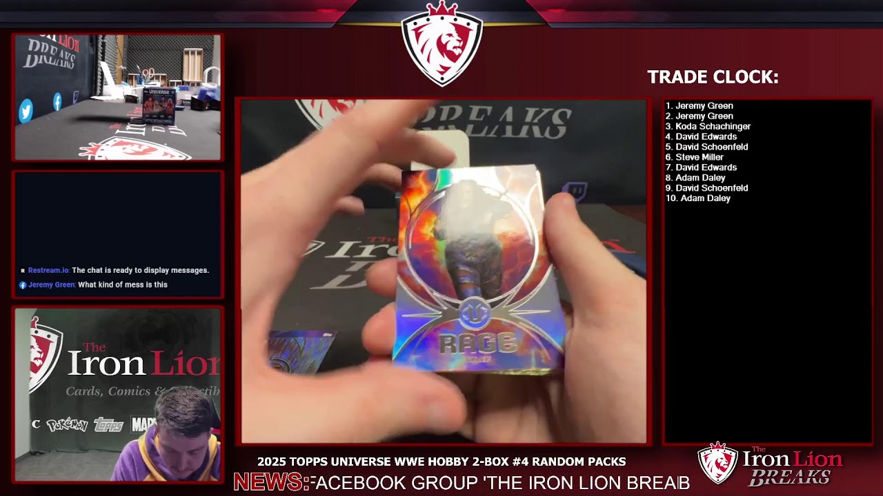 2025 Topps Universe WWE Hobby 2-Box #4 Random Packs