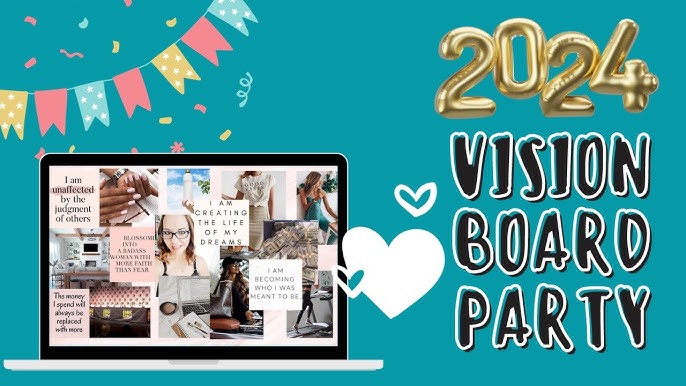 Boards & Babes: 2024 Vision Board Kit, Guide on How to make a Vision B –  Beastin Beauties