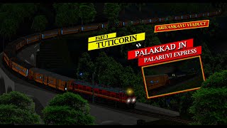 🔴LIVE || PART-3 || 16791 - PALARUVI EXPRESS IN MSTS || LOCO PILOT DUTY IN MSTS #indianrailways #msts