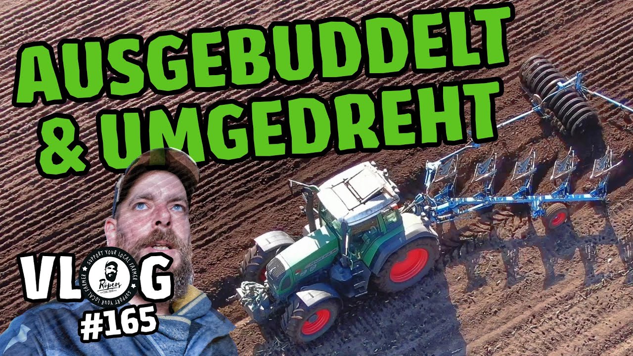 farmVLOG 165: Acker für Roggen umgedreht und die (fast) letzten Kartoffeln ausgebuddelt