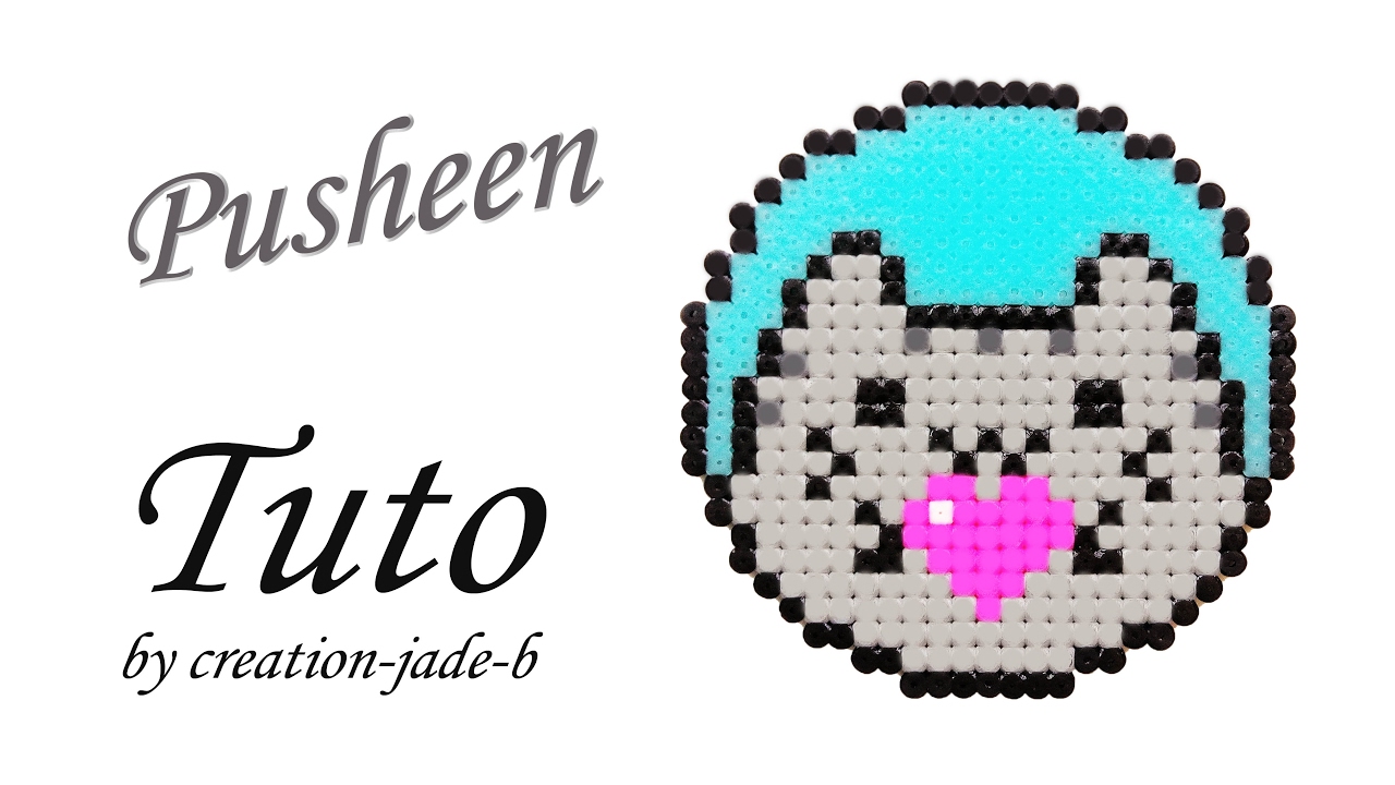 Diy Saint Valentin Pusheen Le Chat En Perles A Repasser Hama Youtube