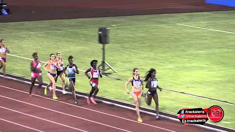Anna Willard wins 800m at Bermuda Invitational