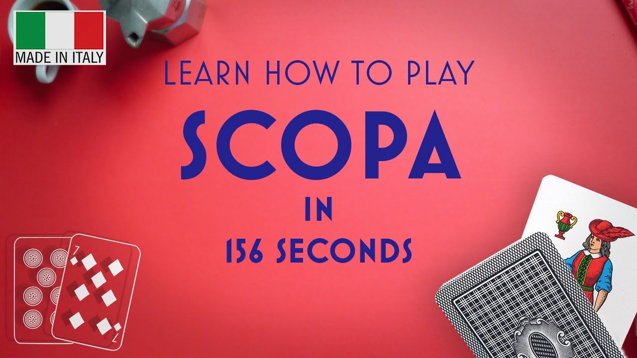 Play Scopa in 156 Seconds - Classic Italian Card Game 