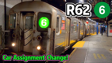 ⁴ᴷ⁶⁰ R62s from the 3 running on the 6 Line!