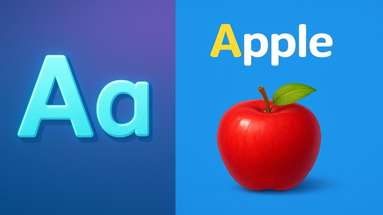 ABC Phonics Song for Toddlers | A for Apple 🍎 Fun Nursery Rhymes | Kids Education