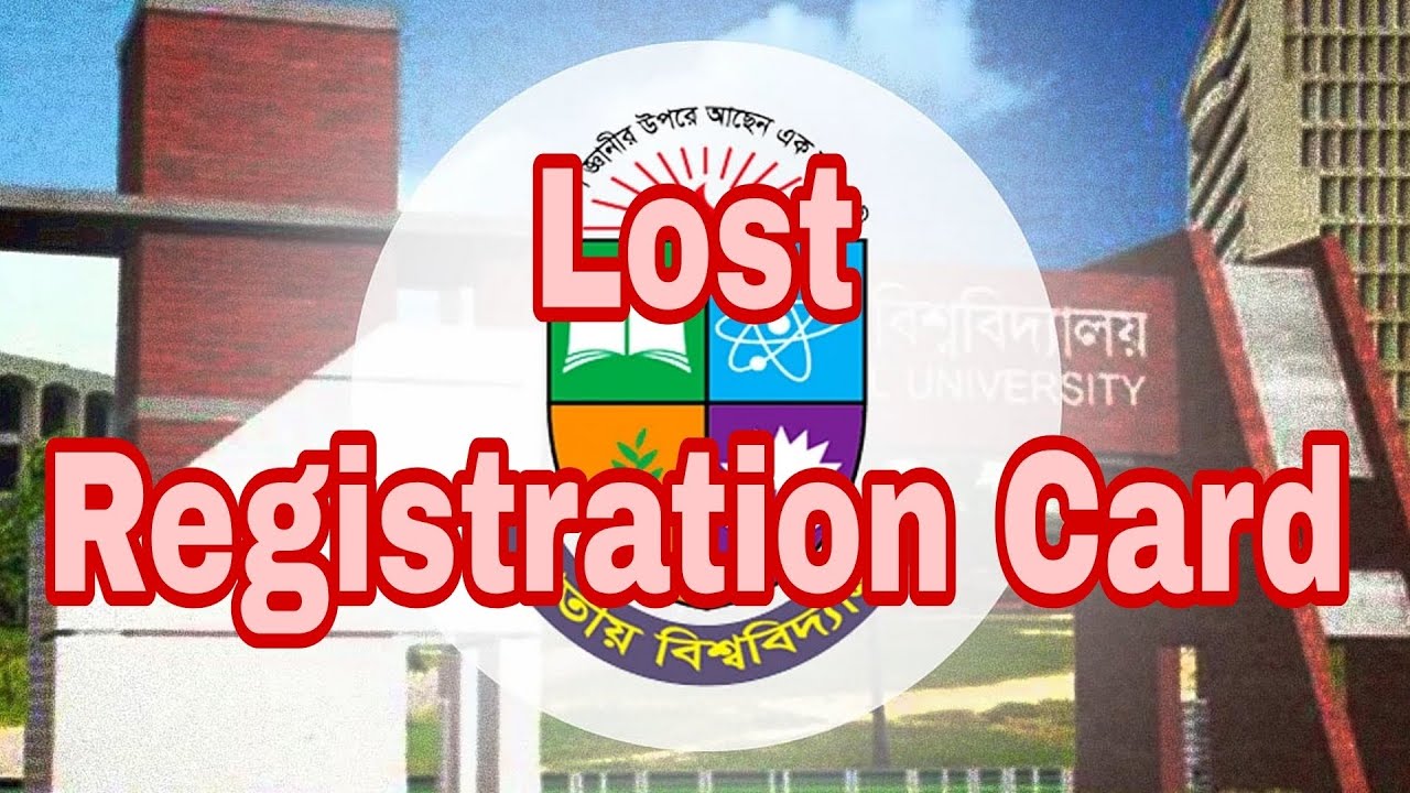 National University Lost Registration Card |NU| Registration | 100% Original  