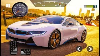 Crazy Car Driving City Stunts i8 - Car Simulator Game - Android GamePlay screenshot 1