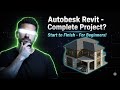 Autodesk Revit Full Beginner Course | Complete Project - 1 Step by Step