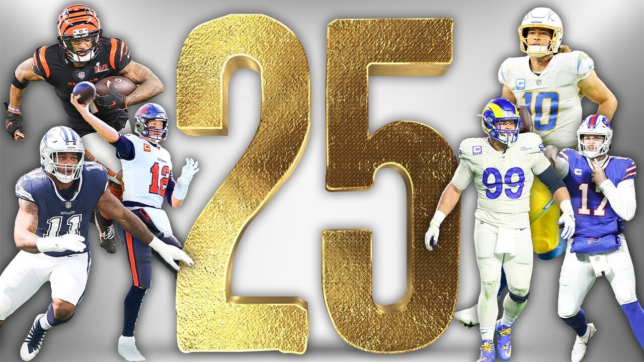 Ranking the TOP 25 Players in the NFL Right Now... Win Big Sports