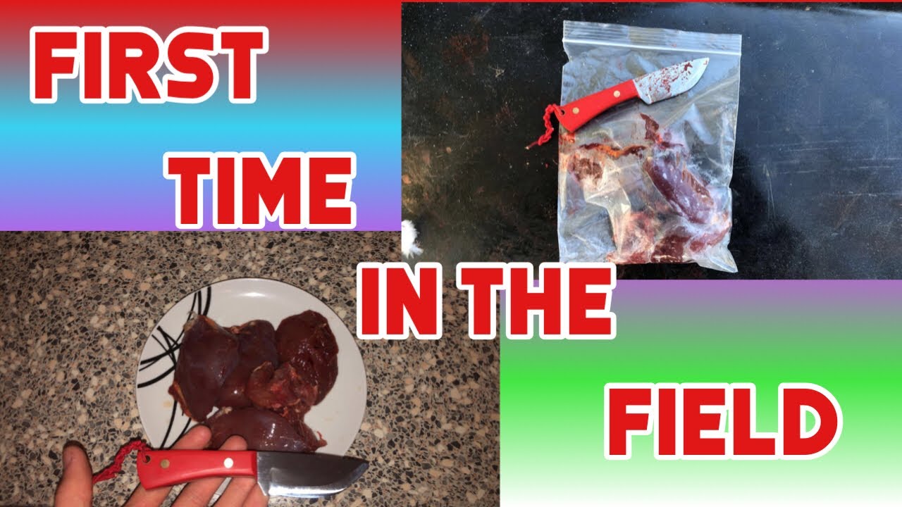 First Field Test For My New Hunting Knife.
