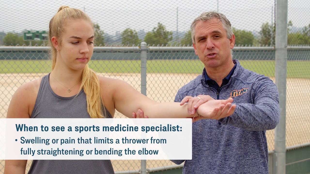 Common Athletic Injuries Elbows YouTube