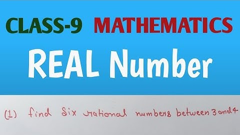 find six rational numbers between 3 and 4