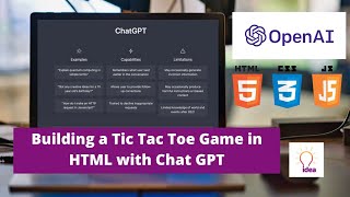 Building a Tic Tac Toe Game in HTML with Chat GPT screenshot 3
