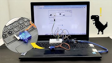 Automatic Dino Game 🤔 || using Arduino|| Arduino Projects #arduino