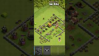 TH3 EASY 3 STAR ATTACK ⭐⭐⭐ | Best Army for Town Hall 3 in Clash of Clans! 🔥 #clashofclans #cocshorts