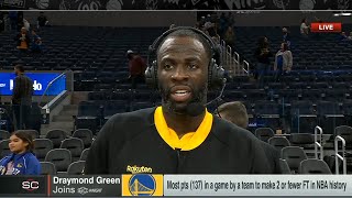 Draymond Green PostGame Interview | Memphis Grizzlies vs Golden State Warriors