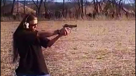 Smith and Wesson SW-5906 9mm Fullauto handgun test video.
