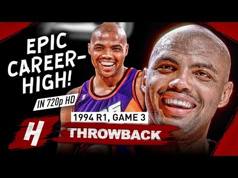 Charles Barkley EPIC Career-HIGH Full Game 3 Highlights vs Warriors 1994 Playoffs - 56 Points! HD