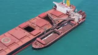 Iron Ore Transhipment Operation in Whyalla