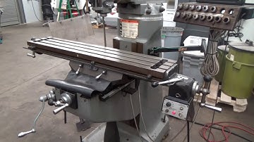 Bridgeport Series I 2HP Variable Speed Vertical Toolroom Mill with Sony 2-Axis DRO.