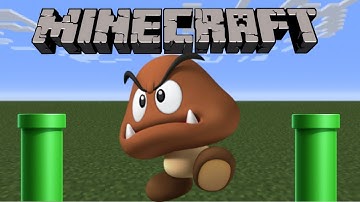 Minecraft super Mario goomba