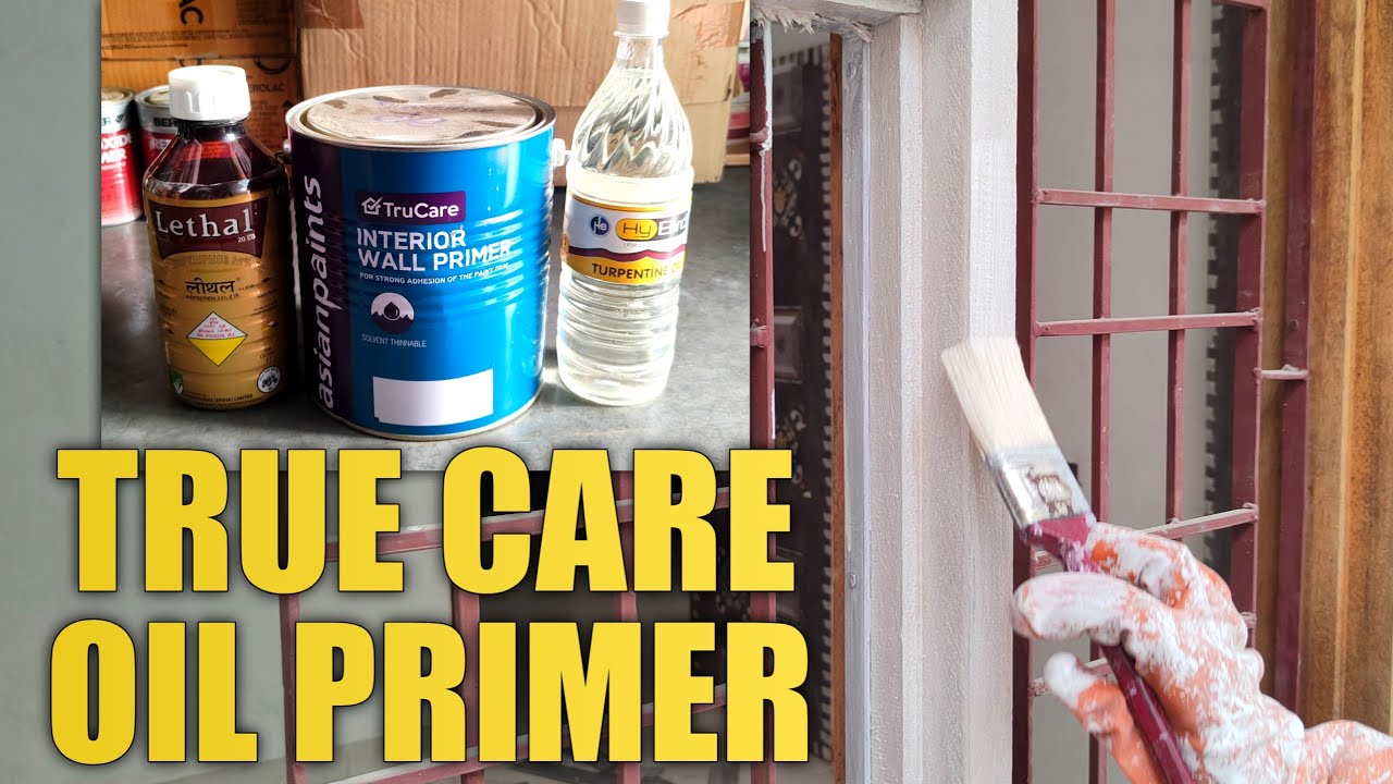 True Care Oil Primer On Wood | लकड़ी पर प्राइमर, पुट्टी और वुड रिपेयर का सही तरीका
