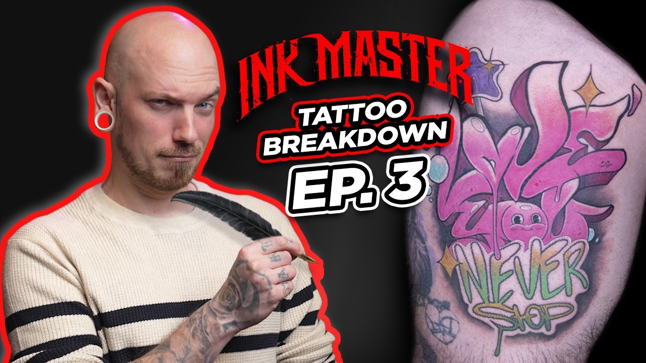 INK MASTER TATTOOS: EP3 S16 | Tattoo Critiques | Pony Lawson