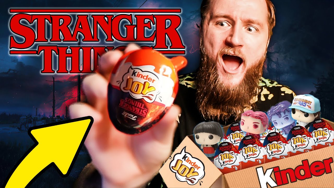 Otworzyłem KINDER JOY STRANGER THINGS  🔥 CAŁE PUDŁO 🔥