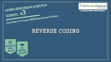 Learn SPSS from Scratch – Lesson 3: Reverse Coding