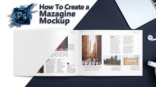 Download How To Make Landscape Magazine Mockup Photoshop Mockup Tutorial Youtube