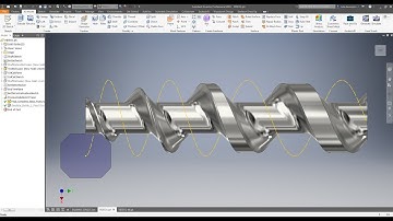 Feed Scroll Generator for Autodesk Inventor - Single Surface Shafts!