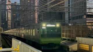 JR東日本 E235系 山手線品川・渋谷方面行　浜松町駅入線