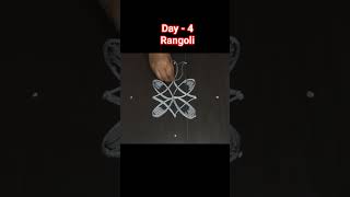 Day 4 Beginners Rangoli 🌸 Easy &amp; Beautiful Daily Rangoli #shorts
