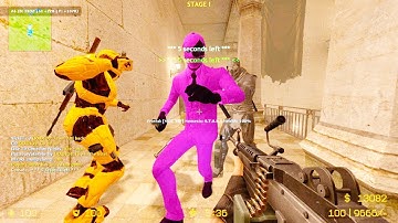 Counter Strike Source - Zombie Escape Mod online gameplay on Sunlight Map