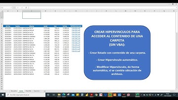 #62 LISTAR ENLACES A ARCHIVOS CONTENIDOS EN UNA CARPETA